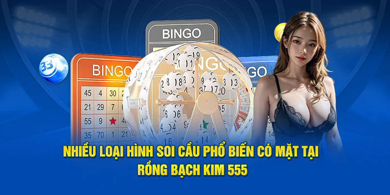 Nhiều loại hình soi cầu phổ biến có mặt tại Rồng Bạch Kim 555