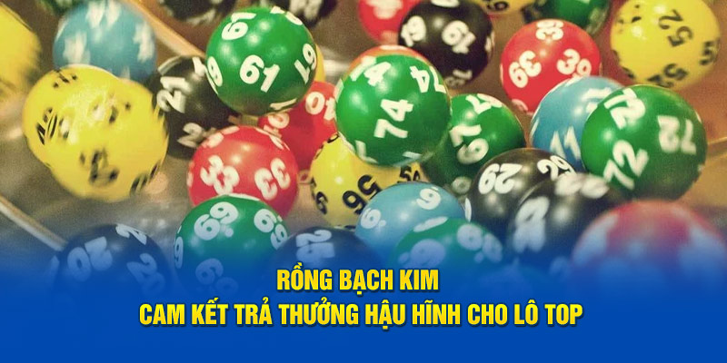 Rồng Bạch Kim cam kết trả thưởng hậu hĩnh cho lô top